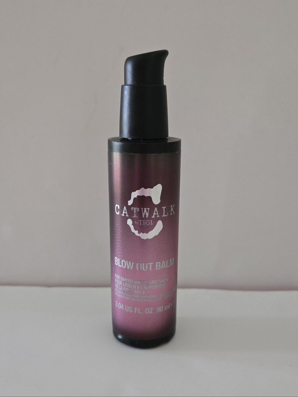 TIGI Catwalk Blow Out Balm Pink and Black Pump Bottle